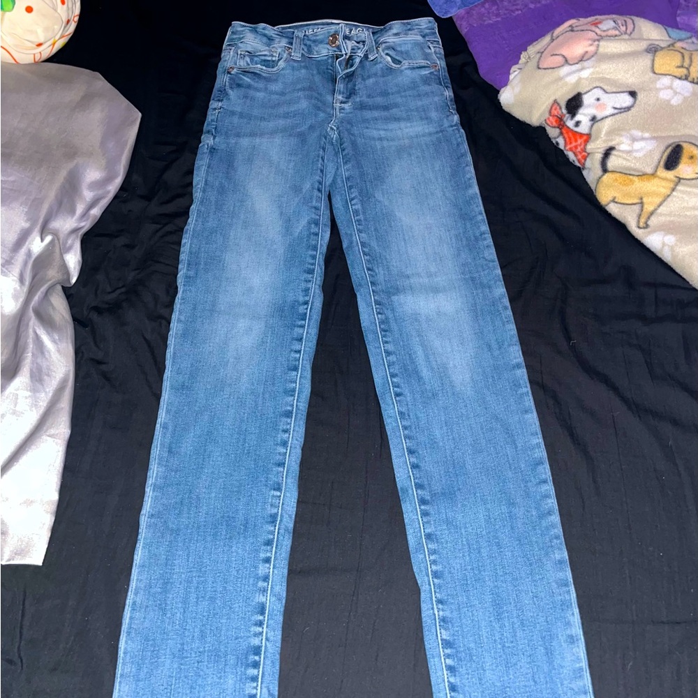 American Eagle low-rise skinny jeans